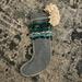 Anthropologie Holiday | Anthropologie Christmas Pom Stocking | Color: Gray/Green | Size: Os