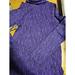 Athleta Tops | Athleta Purple Black Turtleneck Athletic Long Sleeve Shirt Women's Size Medium | Color: Black/Purple | Size: M