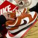 Nike Shoes | Bronze Eclipse Dunk Low Women’s | Color: Brown/White | Size: 7.5