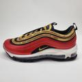 Nike Shoes | New Nike Air Max 97 Gold Red Shoes Sneakers | Color: Gold/Red | Size: 6