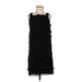 Sunday in Brooklyn Casual Dress - Party Square Sleeveless: Black Solid Dresses - Women's Size X-Small
