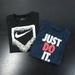 Nike Shirts & Tops | Nike Dri-Fit Baby Toddler Boys 24m Pullover Short Sleeve Graphic T-Shirts | Color: Black/Blue | Size: 24mb