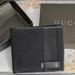 Gucci Bags | Authentic Gucci Black Logo Canvas Bifold Unisex Wallet With Box & Tissue | Color: Black | Size: Os
