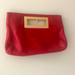 Michael Kors Bags | Michael Kors Crimson Red Leather Clutch Bag Size 12”X8”X1” | Color: Red | Size: Os