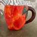 Anthropologie Dining | Nib Anthropologie Hand Painted Glazed Stoneware Red Apple Coffee Mug | Color: Green/Red | Size: Os