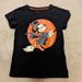 Disney Shirts & Tops | Disney Minnie Mouse Witch On Broom Halloween T Shirt Size 7/8 | Color: Black/Orange | Size: Mg