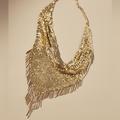Anthropologie Jewelry | Anthro Gold Western Disco Chainmail Scarf Necklace - Vintage Vibes | Color: Gold | Size: Os
