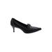 Donald J Pliner Heels: Loafers Kitten Heel Classic Black Solid Shoes - Women's Size 8 1/2 - Pointed Toe