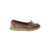 Sperry Top Sider Flats Tan Shoes - Women's Size 6