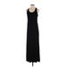 Red Haute Casual Dress - Maxi: Black Solid Dresses - Women's Size Small