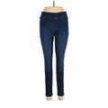 Old Navy Jeggings - Mid/Reg Rise: Blue Bottoms - Women's Size 8 - Dark Wash