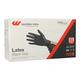 100 WORK-INN/PS Handschuhe, Latex puderfrei Black Grip schwarz Größe XL