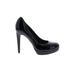 Vince Camuto Heels: Pumps Stilleto Cocktail Party Black Print Shoes - Women's Size 8 - Round Toe