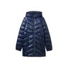 TOM TAILOR Damen Lightweight Mantel, blau, Uni, Gr. XS