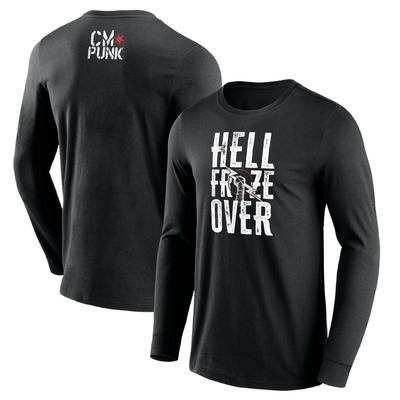 WWE CM Punk Hell Froze Over Long Sleeve T-Shirt - Schwarz - Herren Image
