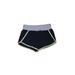 Tek Gear Athletic Shorts: Blue Color Block Activewear - Women's Size Small