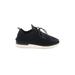 J/Slides Sneakers: Black Print Shoes - Women's Size 8 - Almond Toe