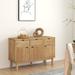 vidaXL Sideboard OTTA 44.9"x16.9"x28.9" Solid Wood Pine - 44.9" x 16.9" x 28.9"