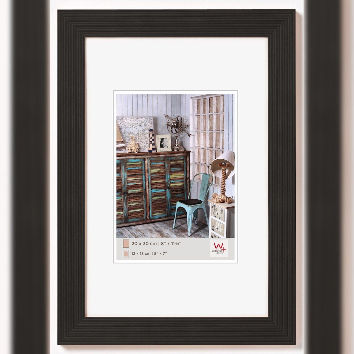 Grado Holz Bilderrahmen 10x15 cm cm SCHWARZ Image