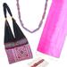 'Cotton Bag Silk Scarf Eco-Friendly Necklace Curated Gift Set'