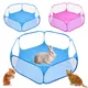 Parc de jeu pliable portable pour animaux de compagnie clôture de terrain de jeu petit chien