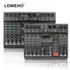 LOME00-6/8 Canaux Audio DJ centre commercial Individuel 48V 2 Sortie AUX Console Assad 99 Effet USB