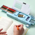 Taille-crayon magnétique double face pour calculatrice boîte de papeterie en plastique