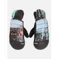 Burton MINE77 Fist Mittens, True Black Spray Paint, XL