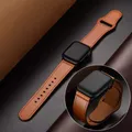 Bracelet en cuir pour Apple Watch Band Correa Bracelet iWatch Series 3 4 6 SE 7 8 Ultra