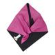 Women's Pink / Purple Perforated Faux Leather Shawl Scarf Pink One Size Julia Allert