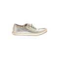 Taos Sneakers: Silver Shoes - Women's Size 10 - Almond Toe