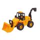 W'TOY Globo Toys - Bulldozer Bagger mit beweglichen Teilen, 41509