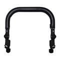 ibasenice Pushchair Baby Pram Bumper Newborn Pushchair Baby Pram Armrest Infant Pram Crossbar Trolley Accessories New Born Pushchair Jogging, 39x39x8cm, black