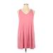 Gap Casual Dress - Shift: Pink Solid Dresses - Women's Size X-Large