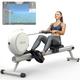 JOROTO Rowing Machines for Home Gym, Magnetic Foldable Rowing Machine with Bluetooth Function, Rower Machine Save Space Only 0.07m³Footprint needed