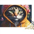 Cute Animals Jigsaw Puzzles for Adults 1000 Pet Cat Puzzles 1000 Pieces Jigsaw Puzzles for Adults 1000 Piece Puzzle Educational Challenging Games 1000pcs (75x50cm)
