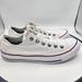 Converse Shoes | Converse Unisex Ct All Star M7652 White Casual Shoes Sneakers Size M 8 W 10 | Color: Red/White | Size: 8