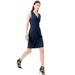 J. Crew Dresses | J Crew 6 Navy Blue Crepe Sleeveless Dress Scallop | Color: Blue | Size: 6