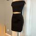 Urban Outfitters Dresses | Nwt Black Mini Cutout Dress Off The Shoulder Sze Xlarge Urban Outfitters Women’s | Color: Black | Size: Xl