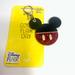 Disney Accessories | Nwt. Disney Flair Mickey Mouse Keychain Or Bag Charm. | Color: Black/Red | Size: 2.5”H X 2.5”L