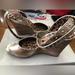 Jessica Simpson Shoes | Nwt Jessica Simpson Romonnex Wedge Light Gold | Color: Gold | Size: 6.5