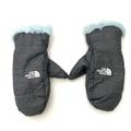 The North Face Accessories | North Face Girls Grey/Mint Mossbud Swirl Fleece Mittens | Color: Gray | Size: Girls Large