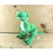 Disney Toys | Disney Plush Pixar Toy Story Dinosaur Rex Green New 13.5" Stuffed Animal | Color: Green | Size: One Size