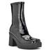 Nine West Shoes | Nine West Gerri Heeled Platform Booties New | Color: Black | Size: 8.5