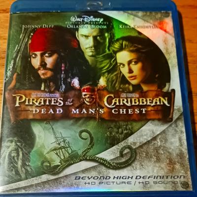 Disney Media | Pirates Of The Caribbean Dead Man's Chest On Blu-Ray | Color: Gold | Size: Os