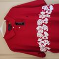 Polo By Ralph Lauren Shirts | Nwt Polo Ralph Lauren Red Button Shirt Xxl Hibiscus Hawaii Cruise Hawaiian | Color: Red/White | Size: Xxl