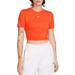 Nike Tops | Nwot - Nike Women's Sportswear Essentials Slim Crop T-Shirt - Size L | Color: Orange/Red | Size: L