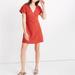 Madewell Dresses | Nwot Madewell Cross-Front Flutter-Sleeve Mini Dress Size 2x | Color: Tan | Size: 2x