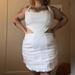 Zara Dresses | Nwot Zara Denim Corset Dress | Color: White | Size: Xl