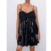 Zara Dresses | Nwt Zara Sequin Dress | Color: Black | Size: S